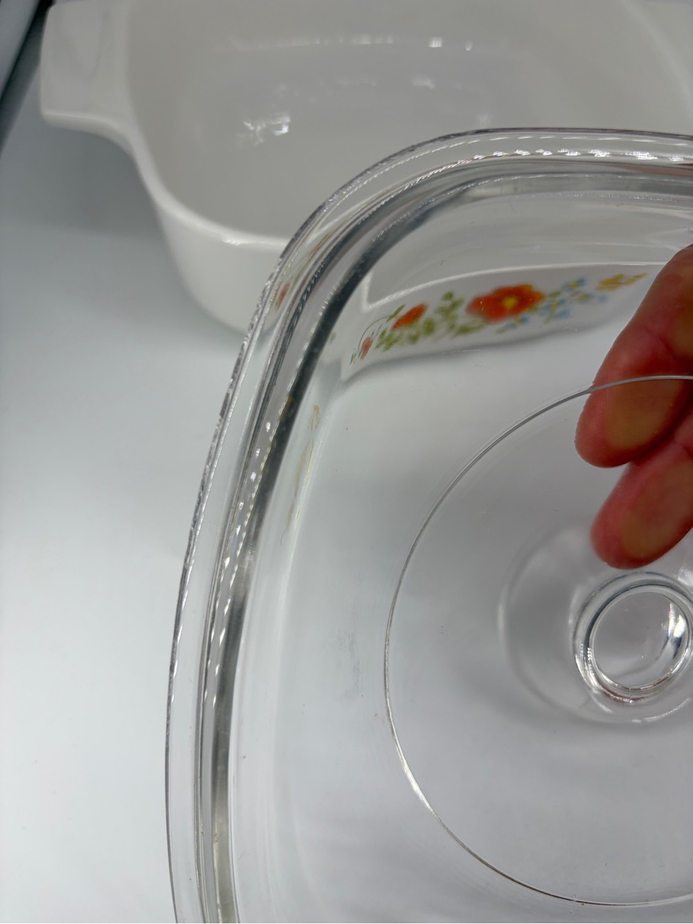 Corning Ware Wildflower 1qt dish with lid - Picture 12 of 14
